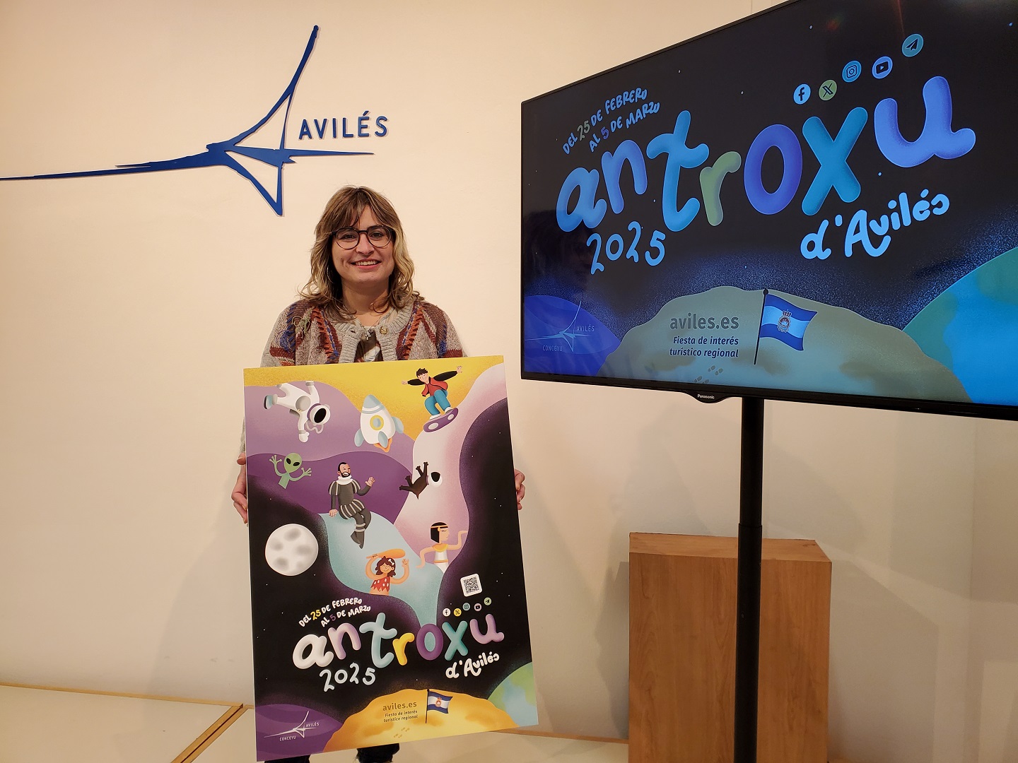 La concejala Sara Retuerto, durante la presentación