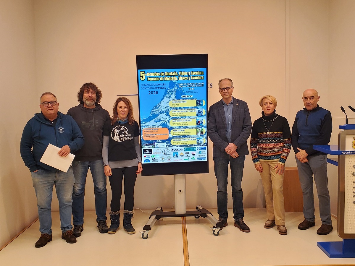 Presentación de las jornadas en el Ayuntamiento de Avilés