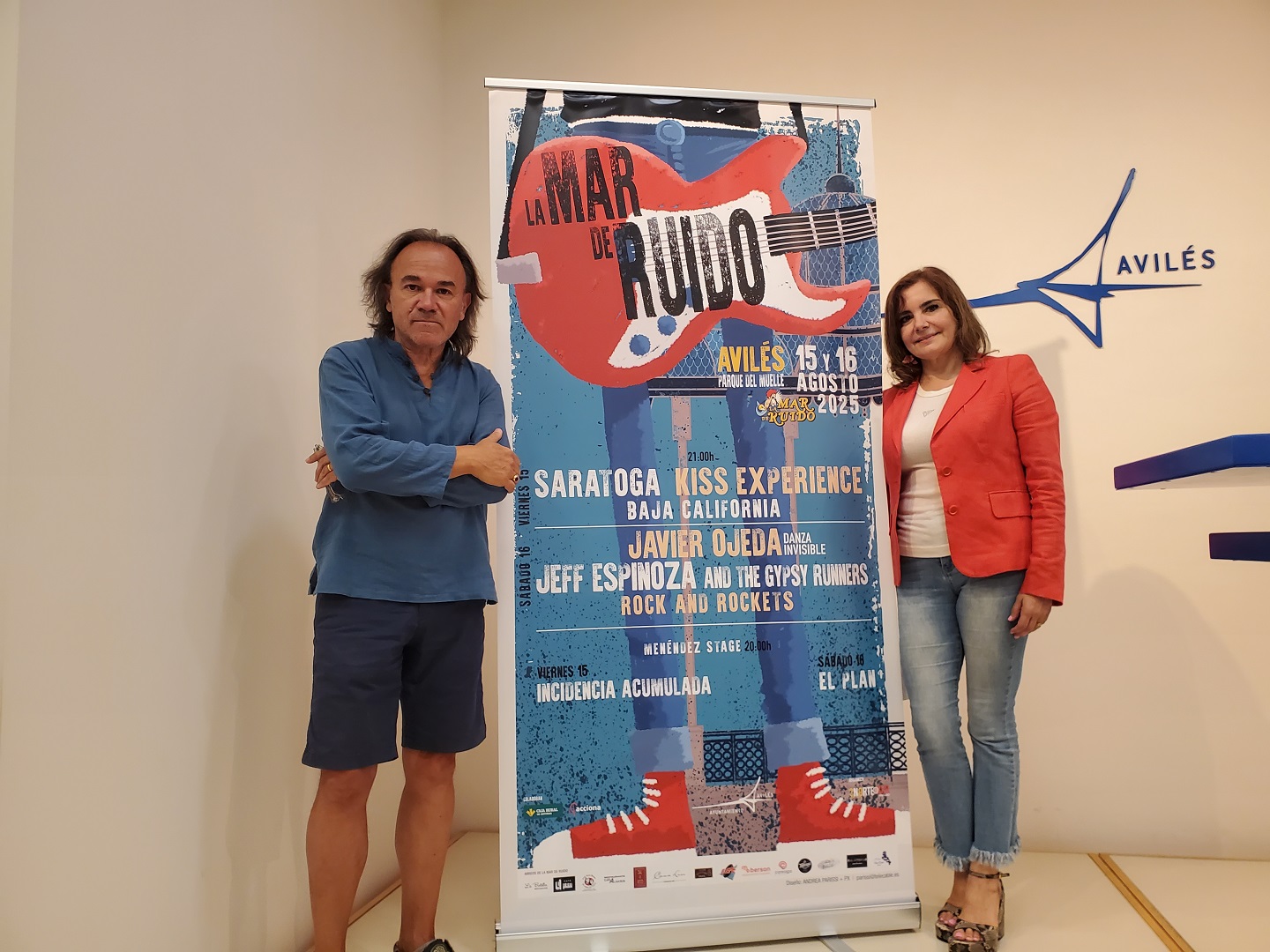 Béznar Arias y Yolanda Alonso, durante la presentación