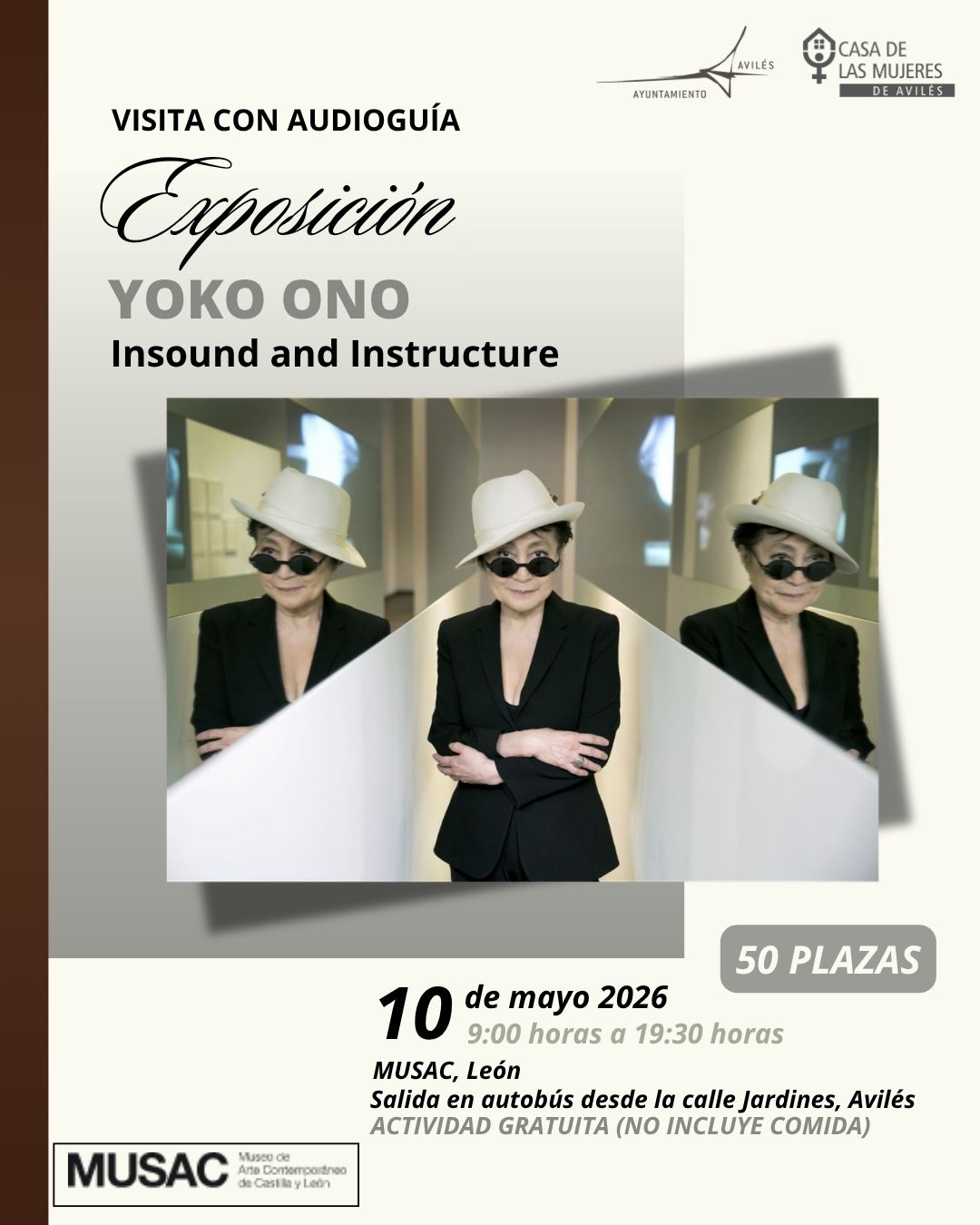 Cartel anunciador del viaje a la exposición Insound and instructure