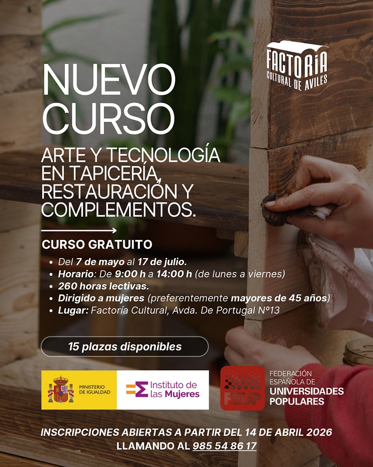 Cartel anunciador del curso